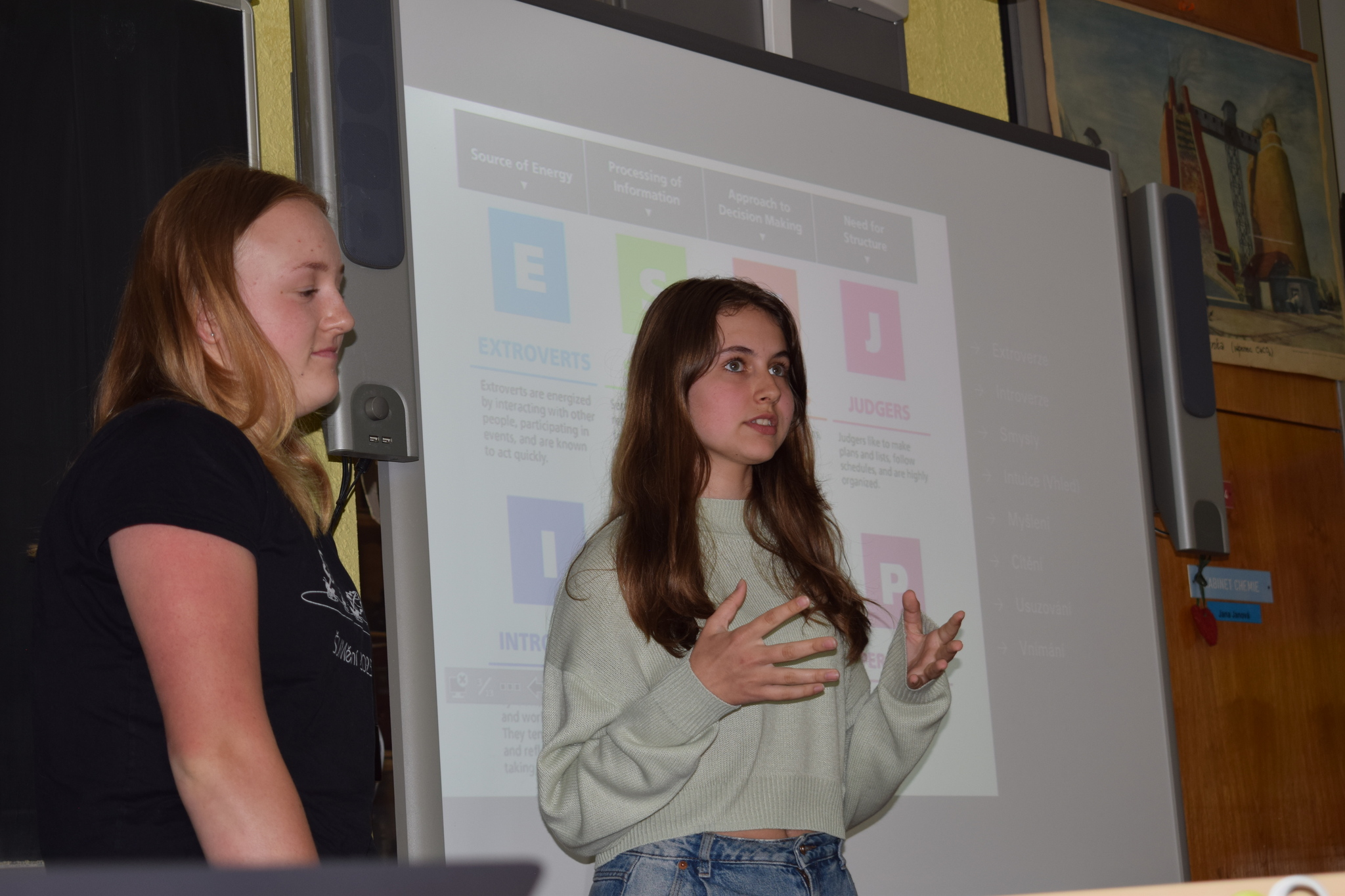 Závěrečné prezentace žáků 9. ročníku